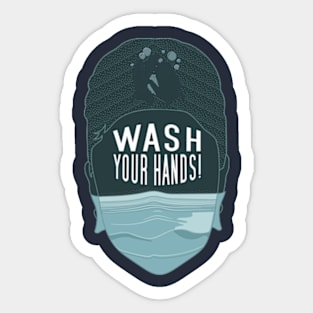 Wash your Hands! Sticker